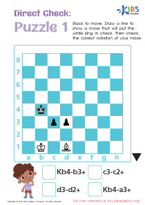 Direct Check: Puzzle 1 Worksheet, Free Printable for Kids